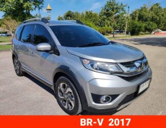 Honda-Br-v-2017-สีบอร์นเงิน-รถมือสองลำปางดูว้าว