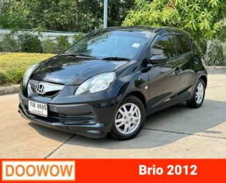 Honda-Brio-2012-สีดำ-รถมือสองร้อยเอ็ดDoowow