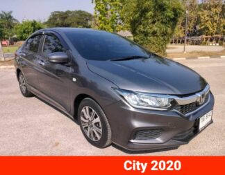 Honda-City-2020-สีเทา-รถมือสองลำปางดูว้าว