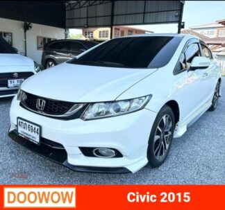 Honda-Civic-2015-สีขาว-รถมือสองพิษณุโลกDoowow