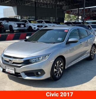 Honda-Civic-2017-สีบอร์นเงิน-รถมือสองชลบุรีDoowow