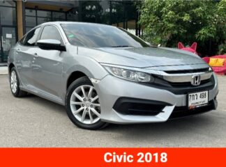 Honda-Civic-2018-สีบอร์นเงิน-รถมือสองอุดรธานีdoowow