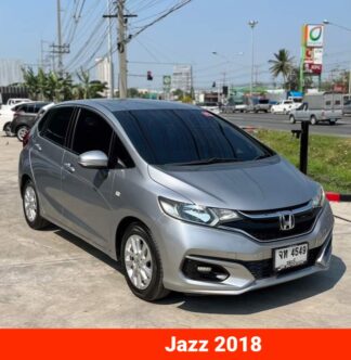 Honda-Jazz-2018-สีบอร์นเงิน-รถมือสองชลบุรีDoowow