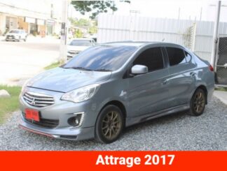 Mitsubishi-Attrage-2017-สีเทา-รถมือสองระยองdoowow