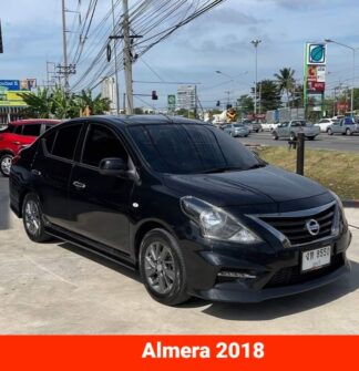 Nissan-Almera-2018-สีดำ-รถมือสองชลบุรีDoowow