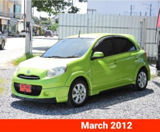 Nissan-March-2012-สีเขียว-รถมือสองระยองdoowow