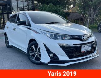 Toyota-Yaris-2019-สีขาว-รถมือสองอุดรธานีdoowow