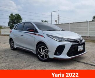 Toyota-Yaris-2022-สีเทา-รถมือสองพระนครศรีอยุธยาดูว้าว