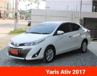 Toyota-Yaris-Ativ-2017-สีขาว-รถมือสองระยองดูว้าว