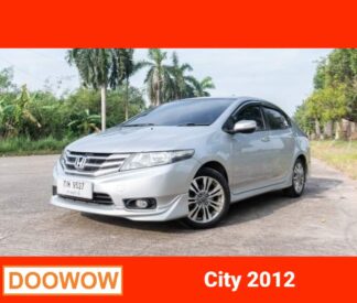 Honda-City-2012-สีบอร์นเงิน-รถมือสองสุราษฎร์ธานีDoowow