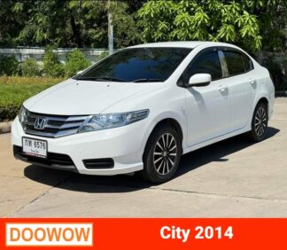 Honda-City-2014-สีขาว-รถมือสองร้อยเอ็ดDoowow