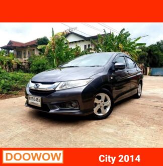 Honda-City-2014-สีเทา-รถมือสองนครศรีธรรมราชDoowow