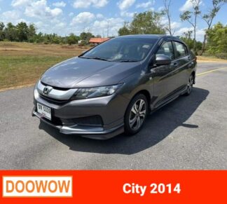 Honda-City-2014-สีเทา-รถมือสองสงขลาDoowow