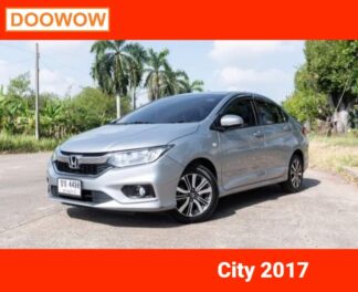 Honda-City-2017-สีบอร์นเงิน-รถมือสองสุราษฎร์ธานีDoowow