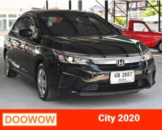 Honda-City-2020-สีดำ-รถมือสองเชียงรายDoowow