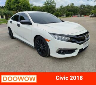 Honda-Civic-2018-สีขาว-รถมือสองลำปางDoowow