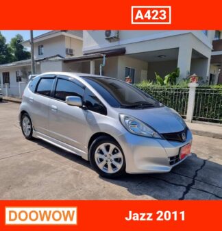 Honda-Jazz-2011-สีบอร์นเงิน-รถมือสองเชียงใหม่Doowow