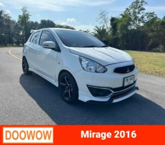 Mitsubishi-mirage-2016-สีขาว-รถมือสองสงขลาDoowow