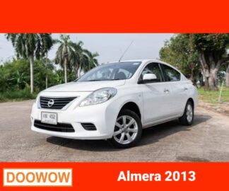 Nissan-Almera-2013-สีขาว-รถมือสองสุราษฎร์ธานีDoowow
