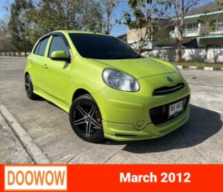 Nissan-March-2012-สีเขียว-รถมือสองสงขลาDoowow