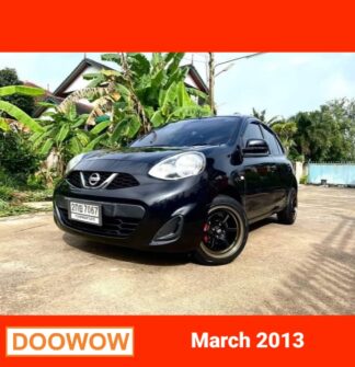 Nissan-March-2013-สีดำ-รถมือสองนครศรีธรรมราชDoowow
