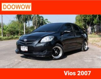 Toyota-Vios-2007-สีดำ-รถมือสองสุราษฎร์ธานีDoowow