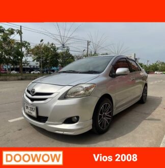 Toyota-Vios-2008-สีบอร์นเงิน-รถมือสองนครศรีธรรมราชDoowow