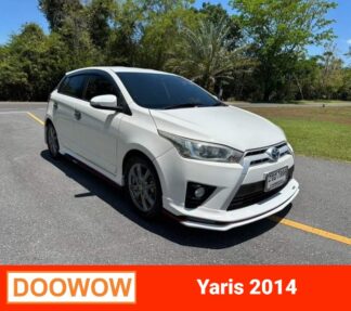 Toyota-Yaris-2014-สีขาว-รถมือสองสงขลาDoowow