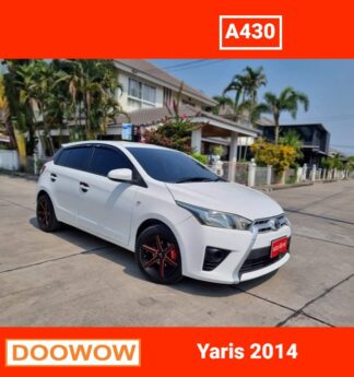 Toyota-Yaris-2014-สีขาว-รถมือสองเชียงใหม่Doowow