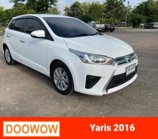 Toyota-Yaris-2016-สีขาว-รถมือสองลำปางDoowow