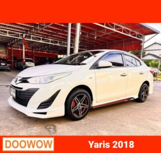 Toyota-Yaris-2018-สีขาว-รถมือสองนครศรีธรรมราชDoowow