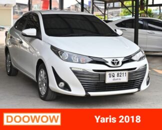 Toyota-Yaris-2018-สีขาว-รถมือสองเชียงรายDoowow