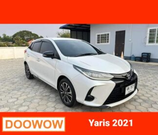 Toyota-Yaris-2021-สีขาว-รถมือสองเชียงใหม่Doowow