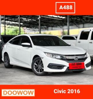 Honda-Civic-2016-สีขาว-รถมือสองเชียงใหม่Doowow