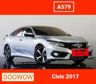 Honda-Civic-2017-สีบอร์นเงิน-รถมือสองเชียงใหม่Doowow