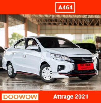 Mitsubishi-Attrage-2021-สีขาว-รถมือสองเชียงใหม่Doowow