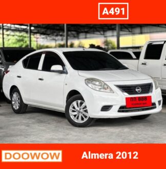 Nissan-Almera-2012-สีขาว-รถมือสองเชียงใหม่Doowow