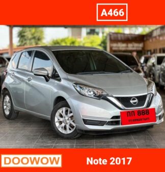 Nissan-Note-2017-สีบอร์นเงิน-รถมือสองเชียงใหม่Doowow