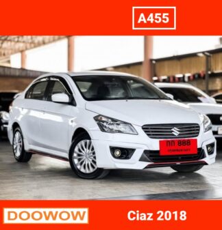 Suzuki-Ciaz-2018-สีขาว-รถมือสองเชียงใหม่Doowow