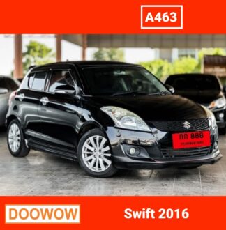 Suzuki-Swift-2016-สีดำ-รถมือสองเชียงใหม่Doowow