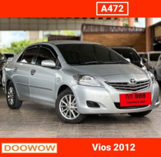Toyota-Vios-2012-สีบอร์นเงิน-รถมือสองเชียงใหม่Doowow