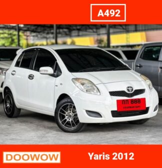 Toyota-Yaris-2012-สีขาว-รถมือสองเชียงใหม่Doowow