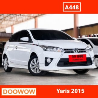 Toyota-Yaris-2015-สีขาว-รถมือสองเชียงใหม่Doowow