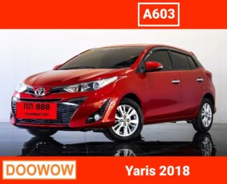 Toyota-Yaris-2018-สีแดง-รถมือสองเชียงใหม่Doowow