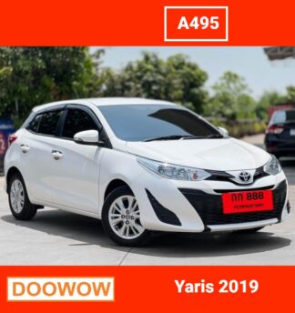 Toyota-Yaris-2019-สีขาว-รถมือสองเชียงใหม่Doowow