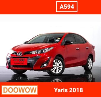 Toyota-Yaris-Ativ-2018-สีแดง-รถมือสองเชียงใหม่Doowow