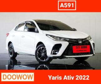 Toyota-Yaris-Ativ-2022-สีขาว-รถมือสองเชียงใหม่Doowow