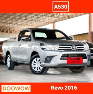 Toyota-revo-2016-สีบอร์นเงิน-รถมือสองเชียงใหม่Doowow