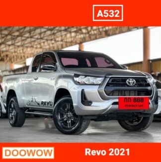 Toyota-revo-2021-สีบอร์นเงิน-รถมือสองเชียงใหม่Doowow