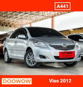 Toyota-vios-2012-สีบอร์นเงิน-รถมือสองเชียงใหม่Doowow